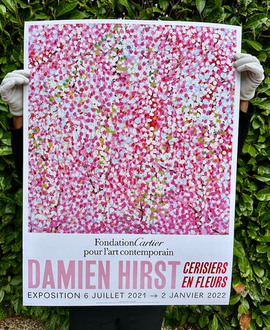 Damien Hirst - 'Cherry Blossoms Paris Exhibition Poster (Emperor's Blossom)'