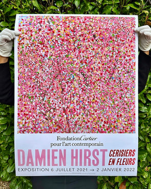 Damien Hirst - 'Cherry Blossoms Paris Exhibition Poster (God's Blossom)'