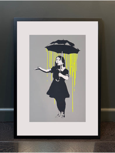 West Country Prince - 'Nola' (Fluorescent Rain) Banksy Replica FRAMED TO ORDER