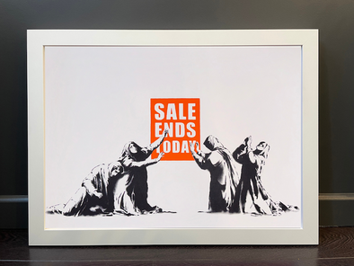West Country Prince - 'Sale Ends' Banksy Replica FRAMED TO ORDER
