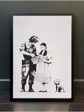 West Country Prince - 'Stop and Search' Banksy Replica FRAMED TO ORDER