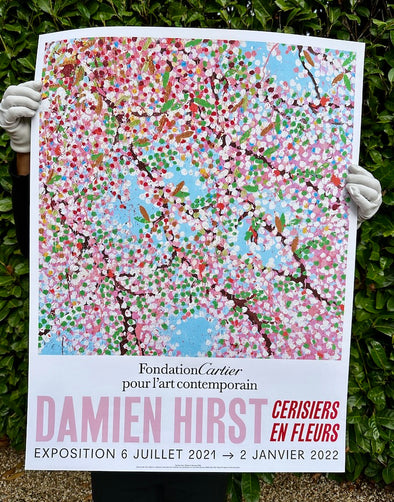 Damien Hirst - 'Cherry Blossoms Paris Exhibition Poster (Wisdom's Blossom)'